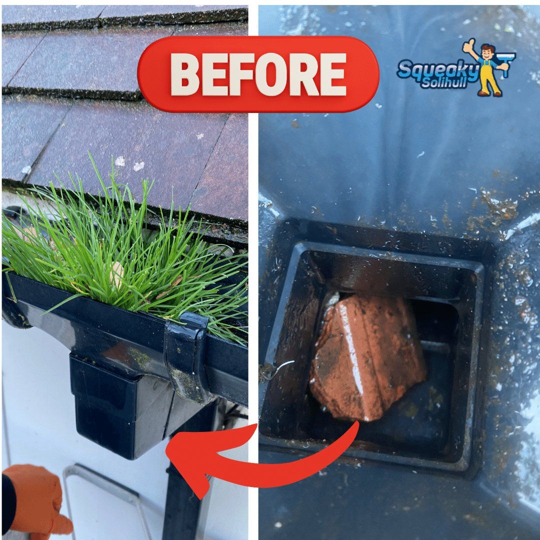 Dorridge gutter cleaning