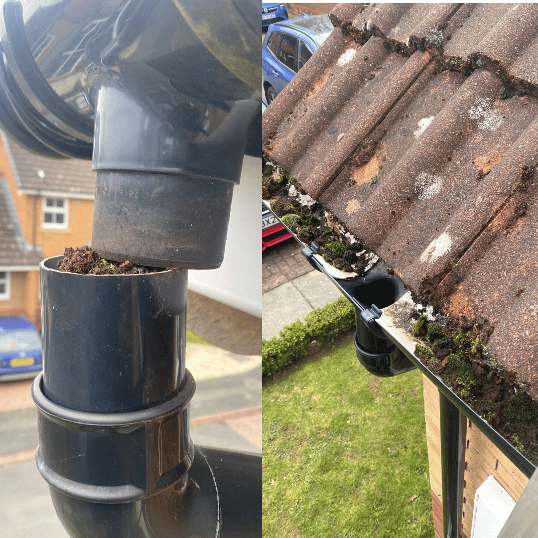 Gutter cleaning and repair service in solihull