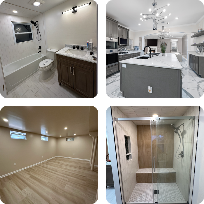 Remodeled home, kitchen and bathroom remodels.