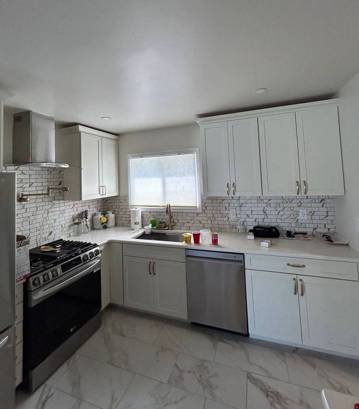 Remodeled kitchen