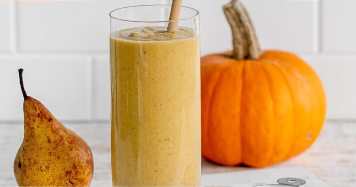 Pear & Pumpkin Cinnamon Smoothie