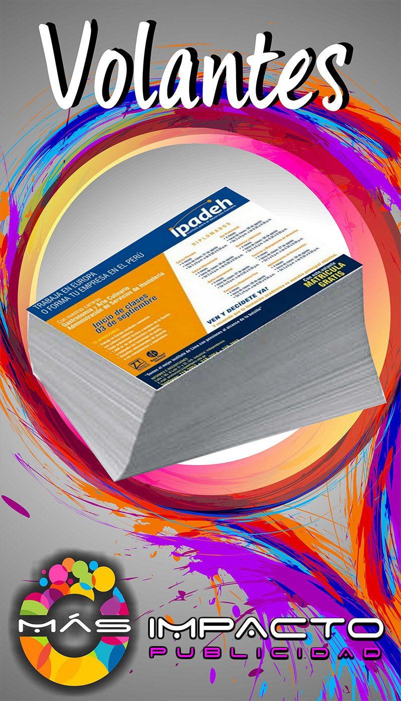 Impacto Publicidad volantes