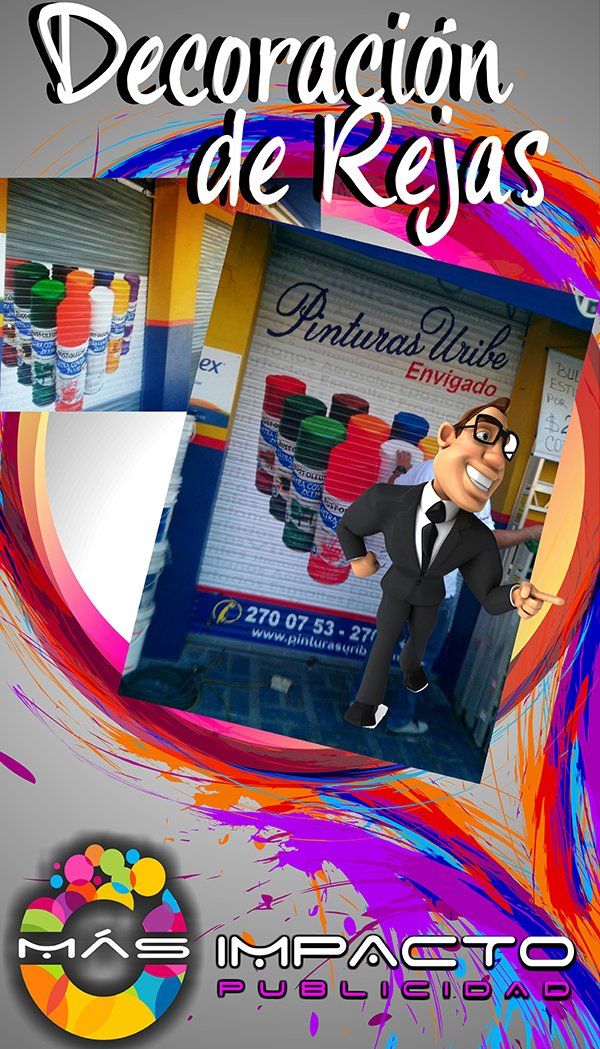 Impacto Publicidad decoración de rejas