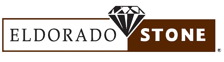 A logo for eldorado stone with a diamond in the middle