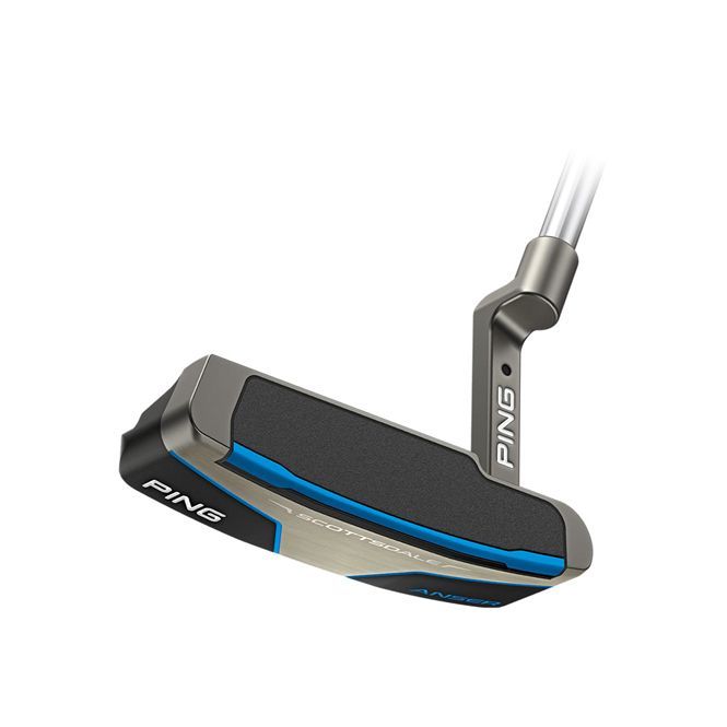 A ping putter is shown on a white background