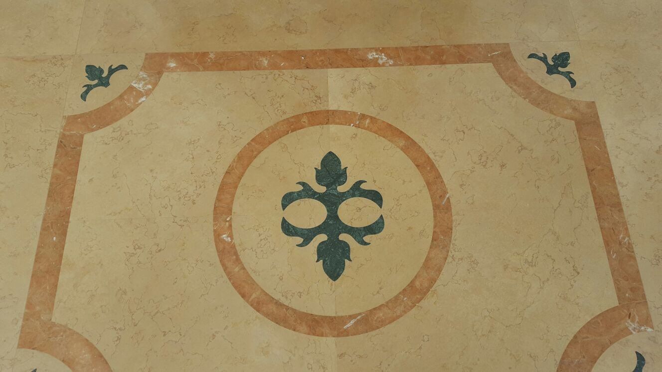 decorazione marmo pavimento