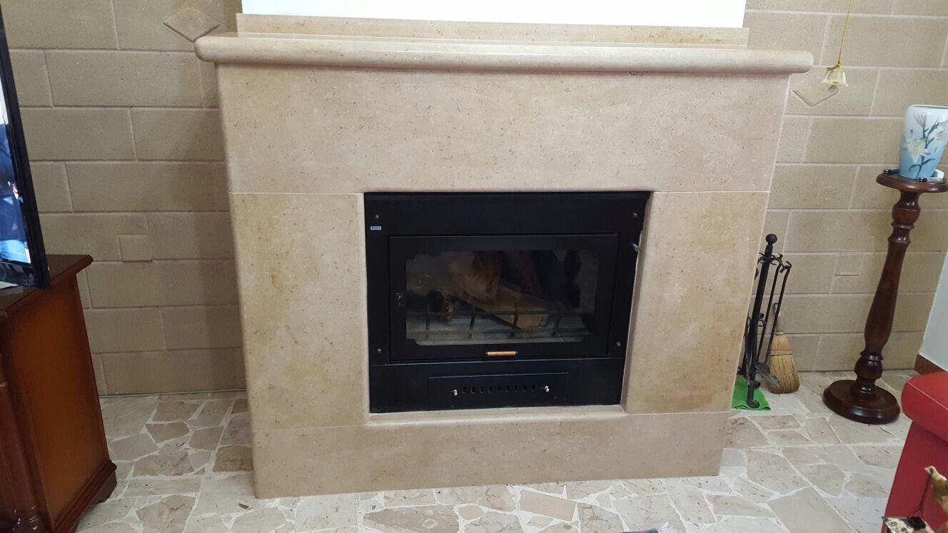 marmo decorativo camino