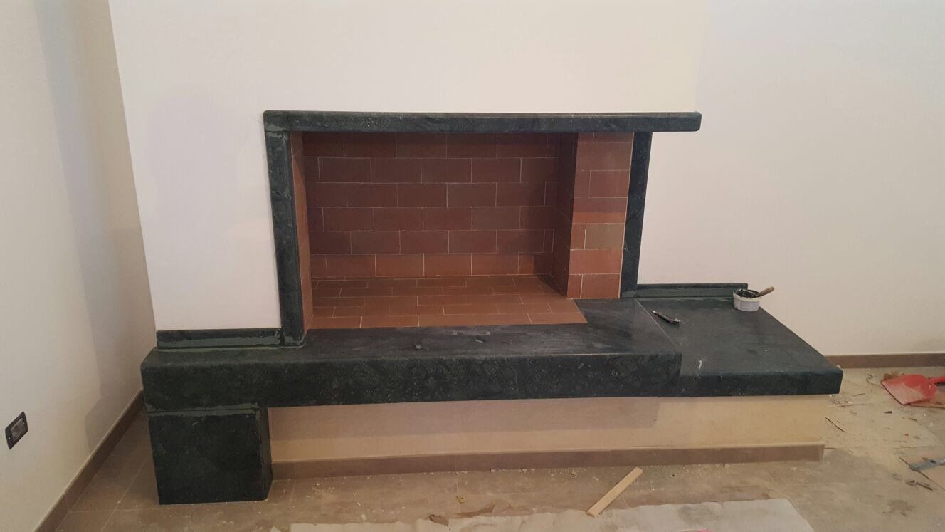 marmo decorativo camino