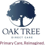 The logo for oak tree direct care primary care reimagined