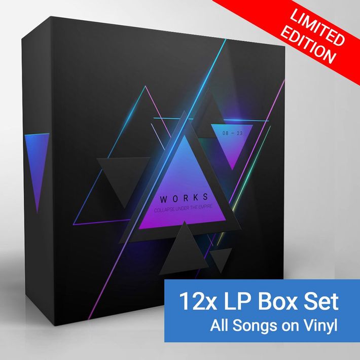 a limited edition 12x lp box set of all songs on vinyl