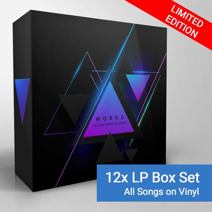 a limited edition 12x lp box set of all songs on vinyl