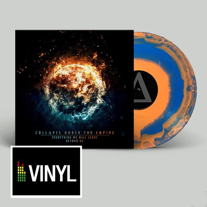 a vinyl record with a picture of a planet on it