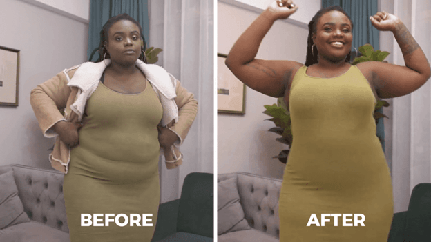 Shapewear - Before and After Shapewear - Before and After