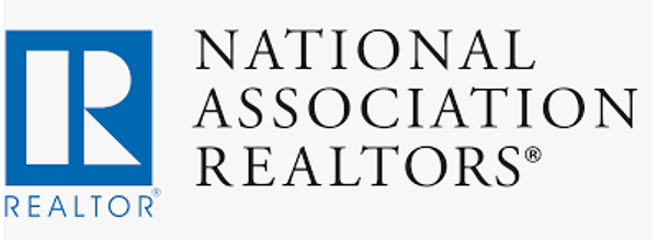 The national association of realtors logo is blue and white.