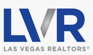 Lvr las vegas realtors logo on a white background