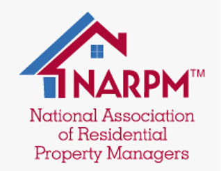 A logo for the national association of residential property managers