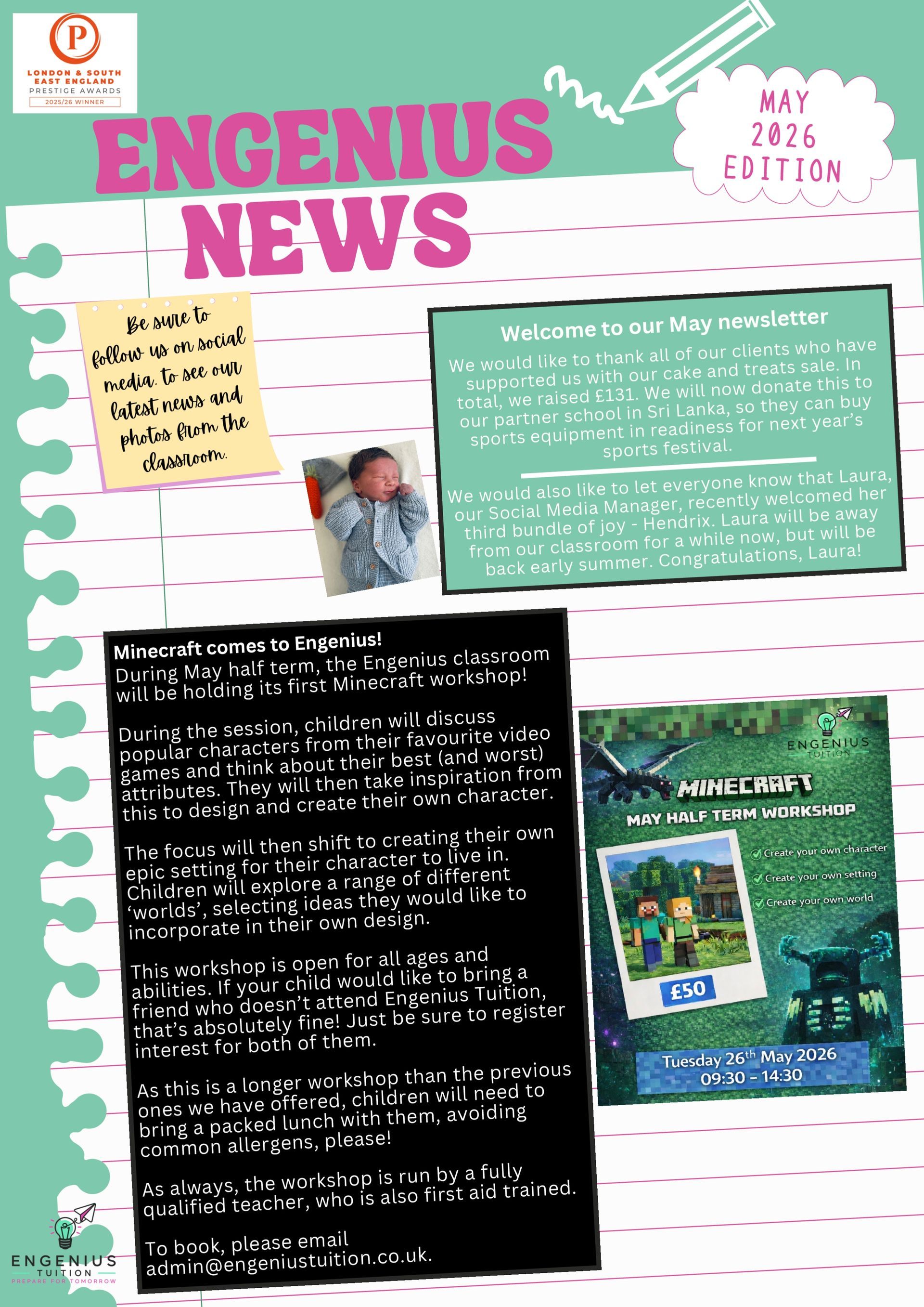 Newsletter titled 