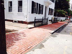 New Sidewalk — Merrimac, MA — Frye's Landscaping Service, Inc.
