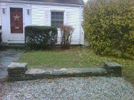 House's Frontyard — Merrimac, MA — Frye's Landscaping Service, Inc.