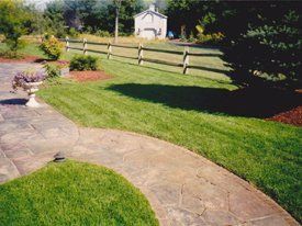 Concrete Walkway — Merrimac, MA — Frye's Landscaping Service, Inc.