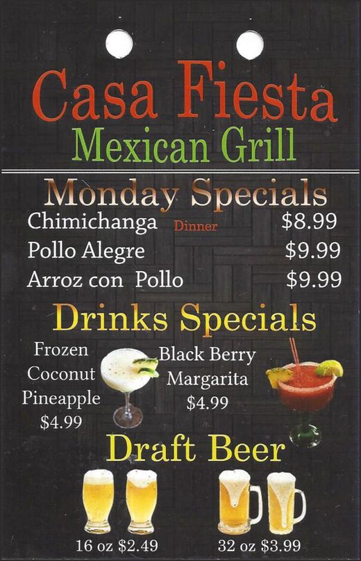 Monday Specials