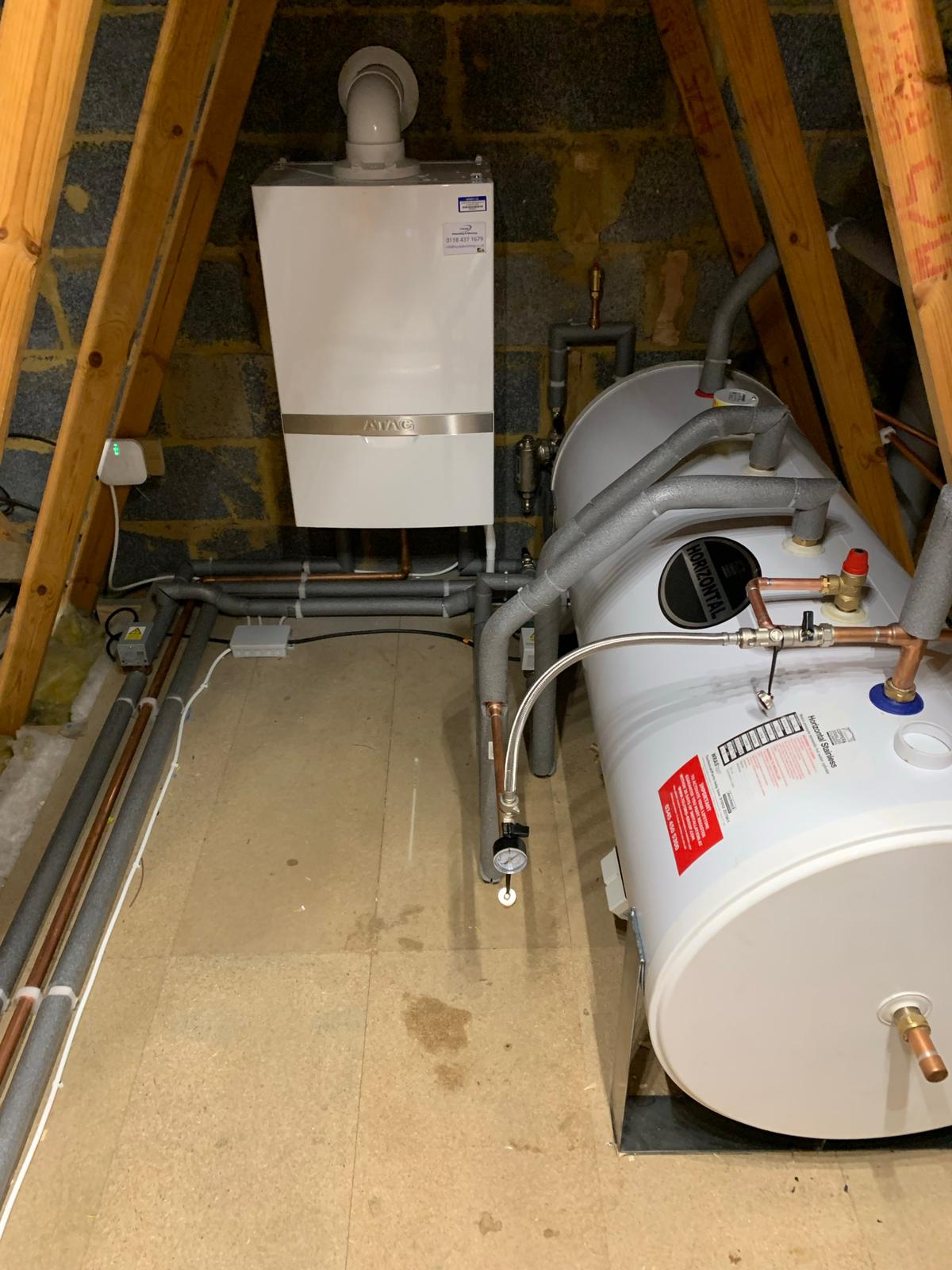 Hot water cylinder installation Woodley