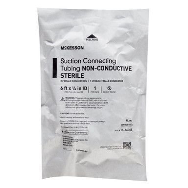 McKesson sterile suction connecting tubing package.