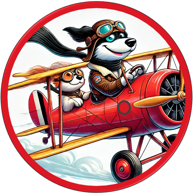 Our logo is your symbol for funding animal rescue flights in the US.