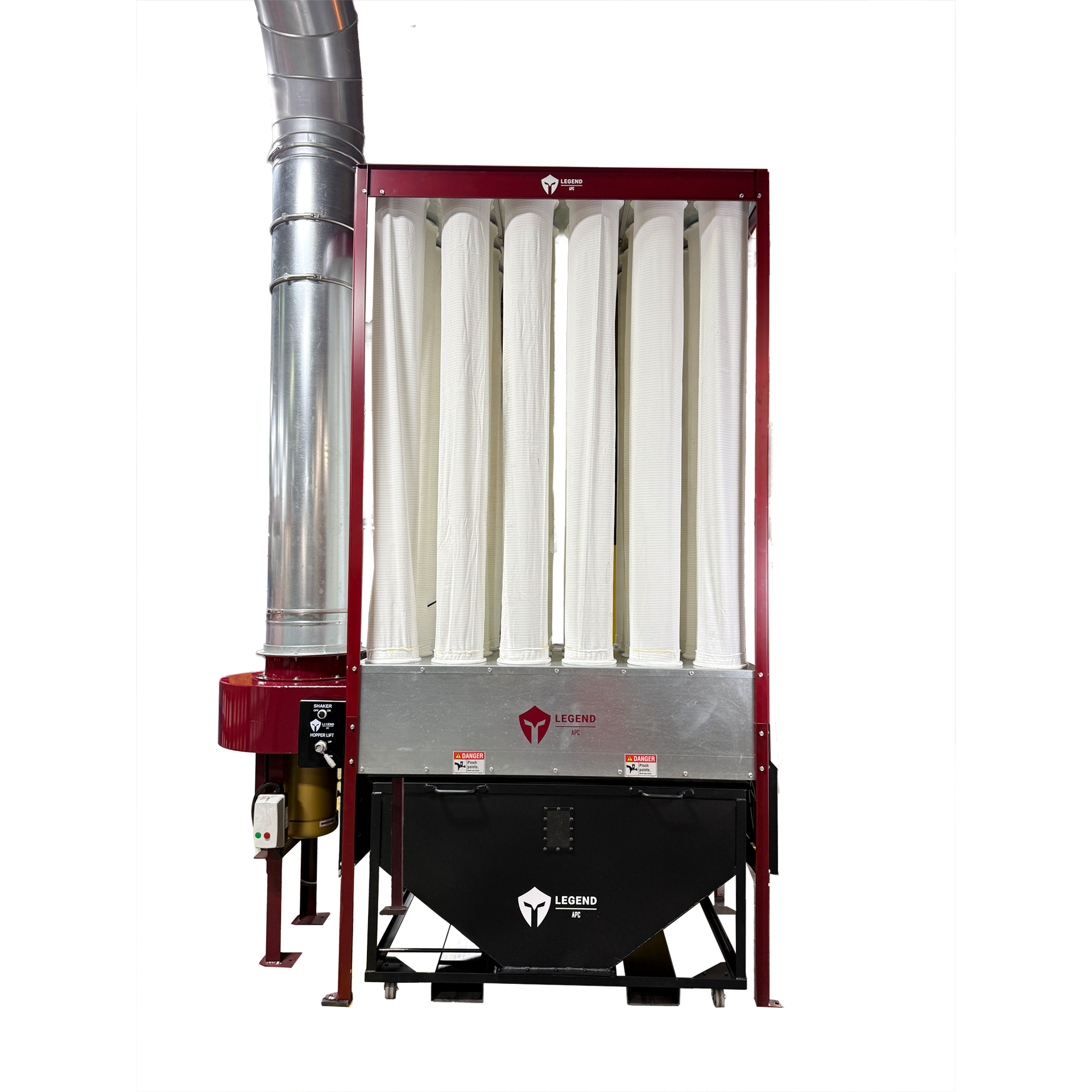 Enclosureless Dust Collectors Manual Shaker Collectors