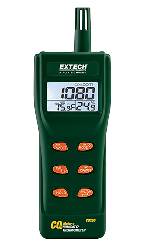 CO250 Portable Indoor Air Quality Meter to check for carbon dioxide