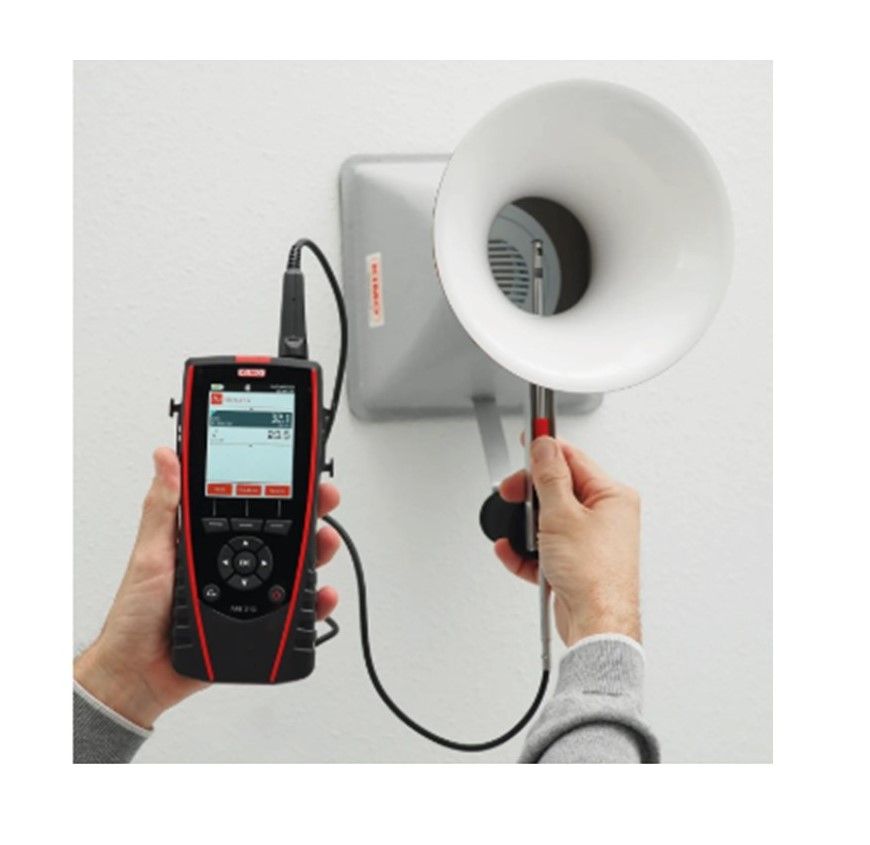 VT110 Hot wire probe anemometer to measure air velocity, airflow and temperature simultaneously