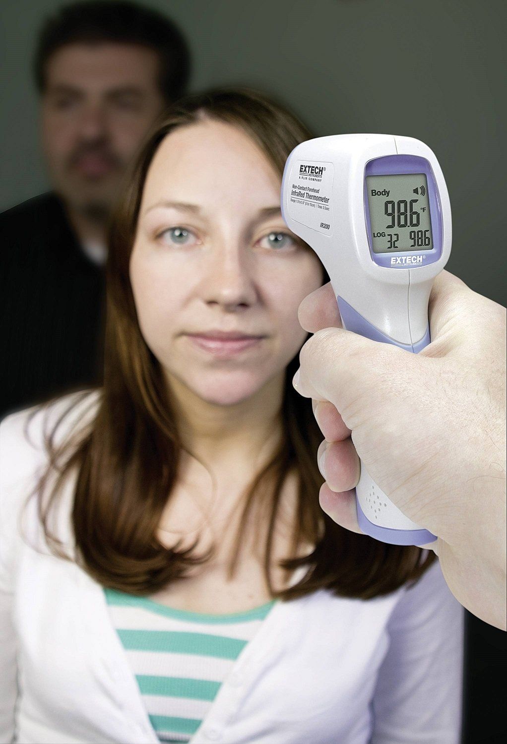 Non contact Infrared digital Thermometer supplied with free calibration certificate