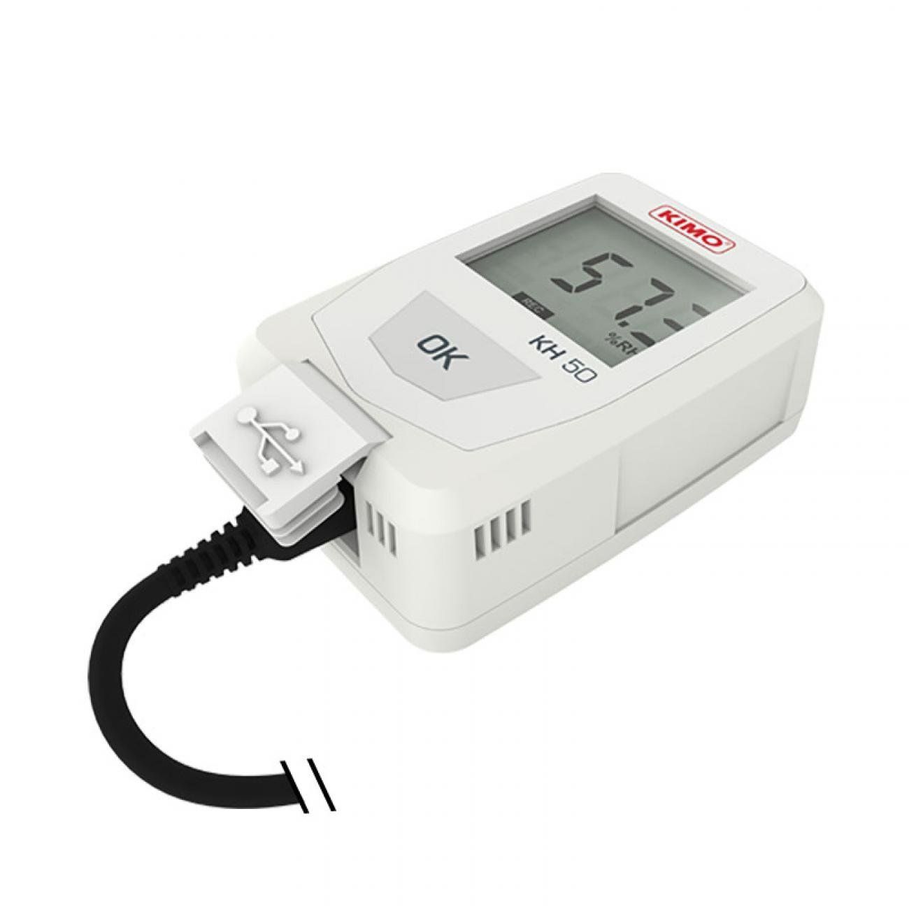 KT50 Data logger with USB cable for fast download of data
