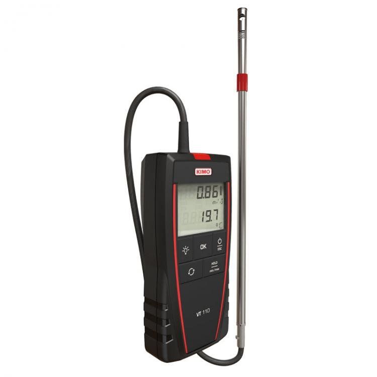 Hot Wire Thermo Anemometer with probe