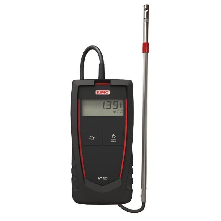 VT50 thermo anemometer for measuring air velocity