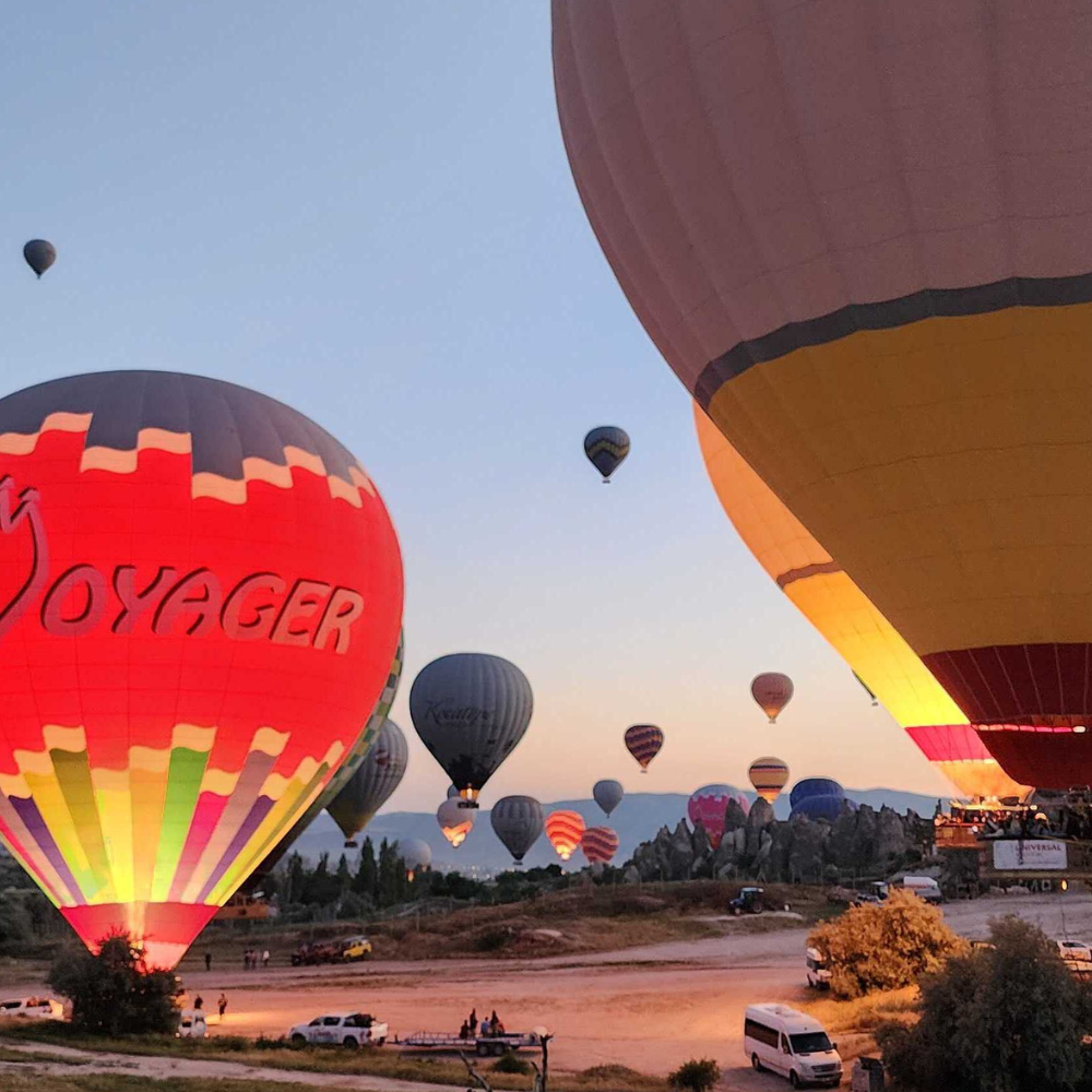 Balloons over Cappadocia- stunning
