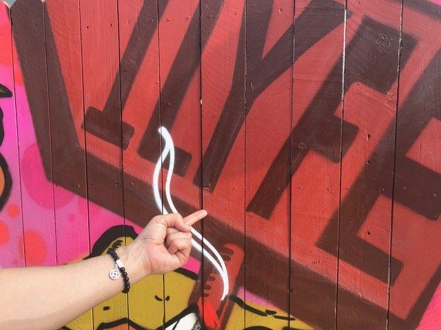 Hand with a connect bracelet on