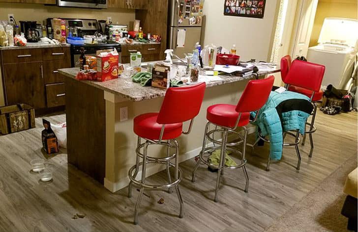 Kitchen Area Unclean | Louisville, KY | Maid In The Ville
