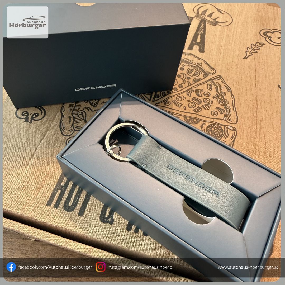 Autohaus Hörburger Land Rover Defender Schlüsselanhänger.
