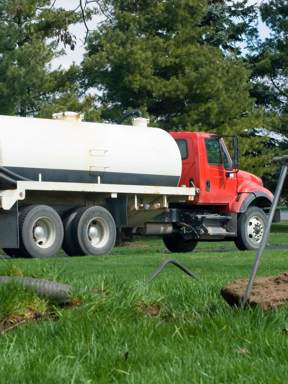 White Truck — San Marcos, TX — L & L Septic & Grease Trap