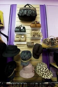 A Display Of Hats And Handbags In A Store — Ballistic Chix In Forster, NSW