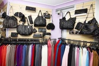 A Store Filled With Lots Of Clothes And Handbags — Ballistic Chix In Forster, NSW