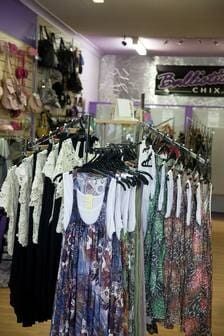 A Store Filled With Lots Of Clothes Hanging On Racks — Ballistic Chix In Forster, NSW