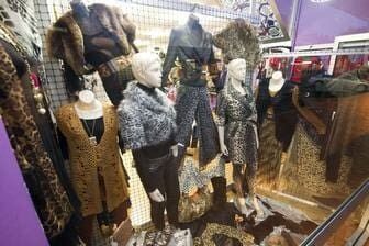 A Group Of Mannequins Wearing Leopard Print Clothes In A Store Window — Ballistic Chix In Forster, NSW
