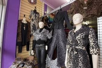 A Display Of Leopard Print Clothes On Mannequins In A Store — Ballistic Chix In Forster, NSW