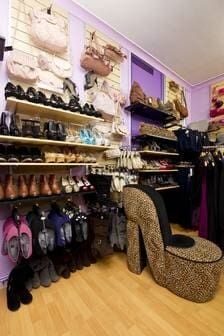 A Shoe Store With A Chair In The Shape Of A Shoe — Ballistic Chix In Forster, NSW