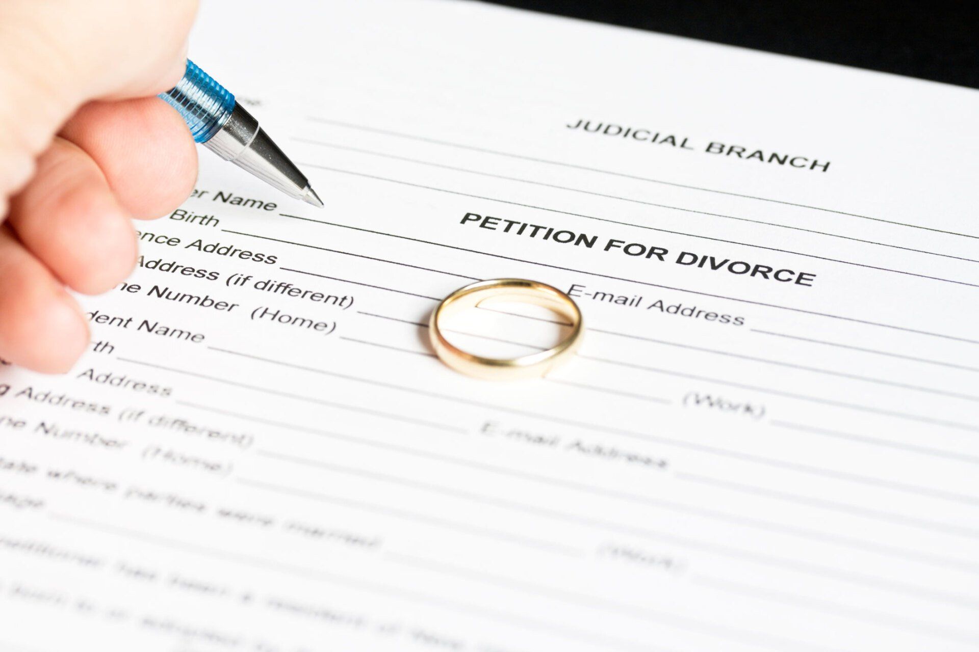Petition for Divorce – Fredericksburg, VA – Waldman & Associates, PLLC