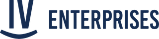 IV Enterprises logo in dark blue.