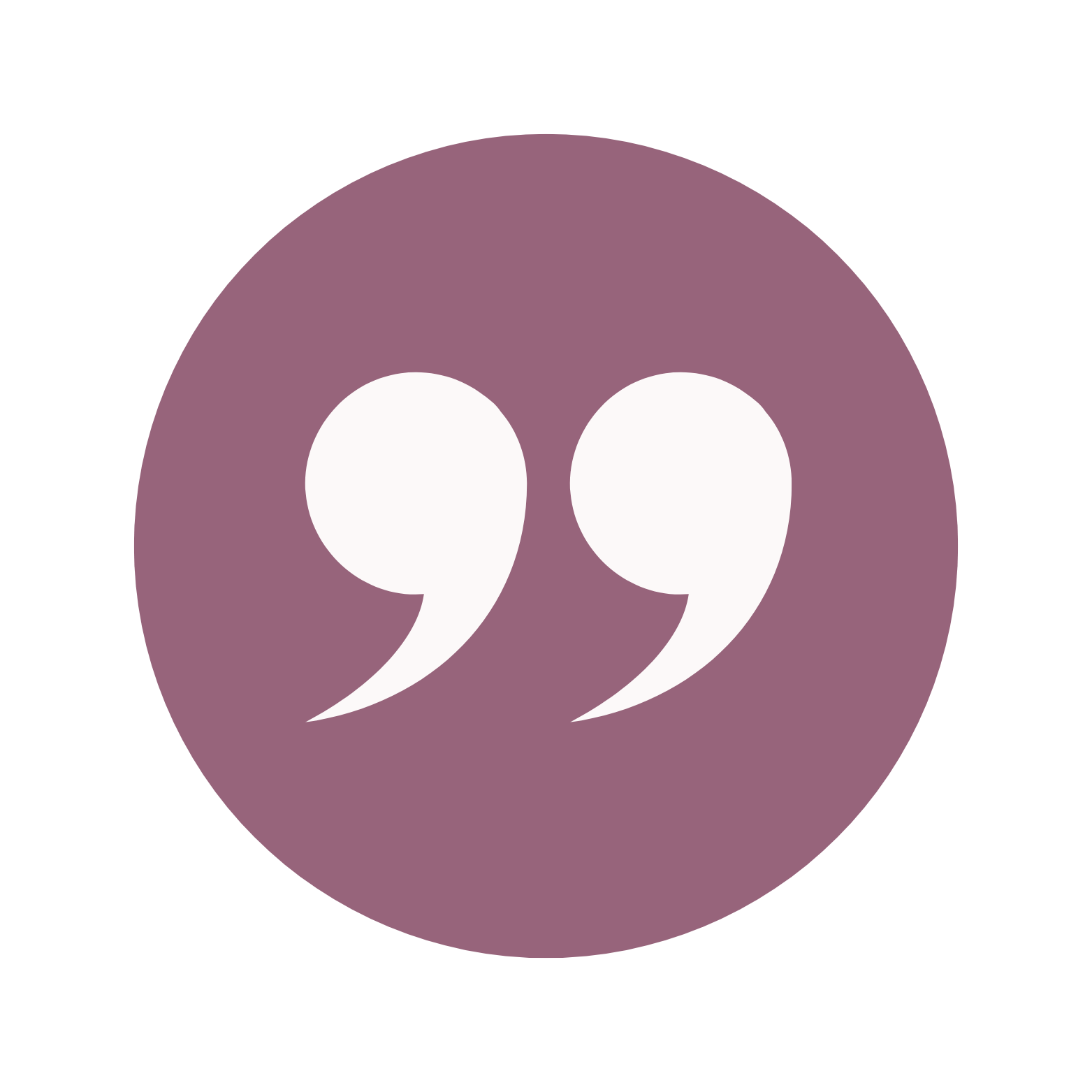 Icoon: Dubbele aanhalingstekens, symbool voor cliëntbeoordelingen en testimonials over paardencoaching.