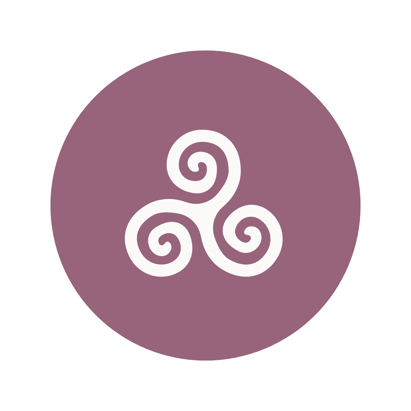 Icoon Drievoudige Spiraal: Symbool voor innerlijke verbinding en het opbouwen van vertrouwen in relaties.